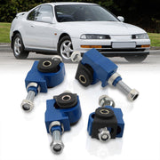 Acura Integra 1990-2001 / Honda Civic 1988-2000 / CRX 1988-1991 / Del Sol 1993-1997 Front Upper Control Arms Camber Kit Bushings Blue - Parts Agent