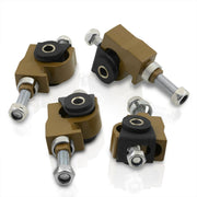 Acura Integra 1990-2001 / Honda Civic 1988-2000 / CRX 1988-1991 / Del Sol 1993-1997 Front Upper Control Arms Camber Kit Bushings Brown - Parts Agent