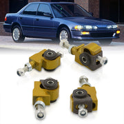 Acura Integra 1990-2001 / Honda Civic 1988-2000 / CRX 1988-1991 / Del Sol 1993-1997 Front Upper Control Arms Camber Kit Bushings Gold - Parts Agent