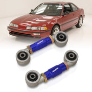 Acura Integra 1990-2001 / Honda Civic 1988-2000 / CRX 1988-1991 / Del Sol 1993-1997 Rear Control Toe Arms Kit Blue (Version 4) - Parts Agent