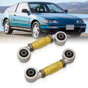 Acura Integra 1990-2001 / Honda Civic 1988-2000 / CRX 1988-1991 / Del Sol 1993-1997 Rear Control Toe Arms Kit Gold (Version 4) - Parts Agent