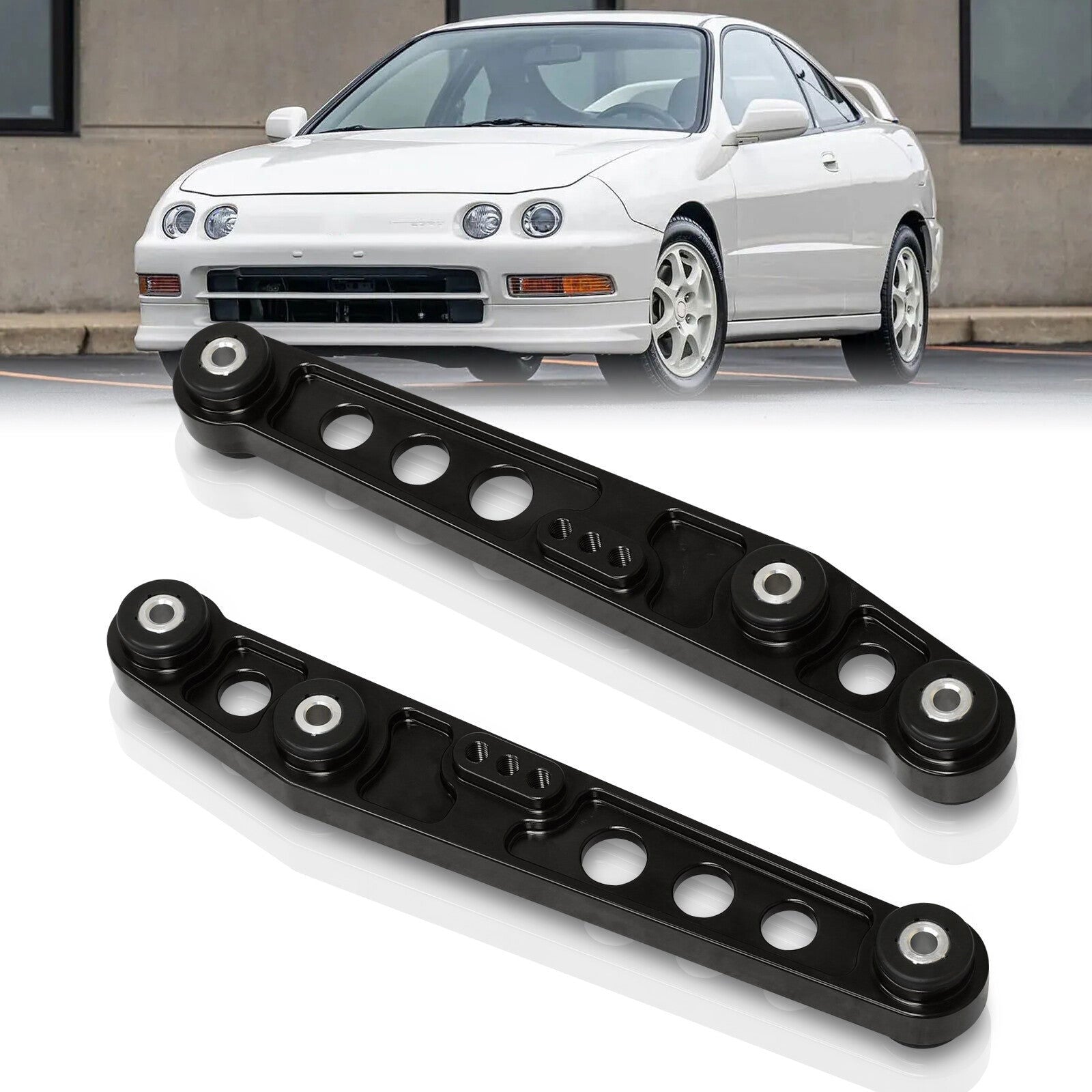Acura Integra 1994-2001 / Honda Civic 1988-1995 / CRX 1988-1991 / Del Sol 1993-1997 Rear Lower Control Arms Black - Parts Agent
