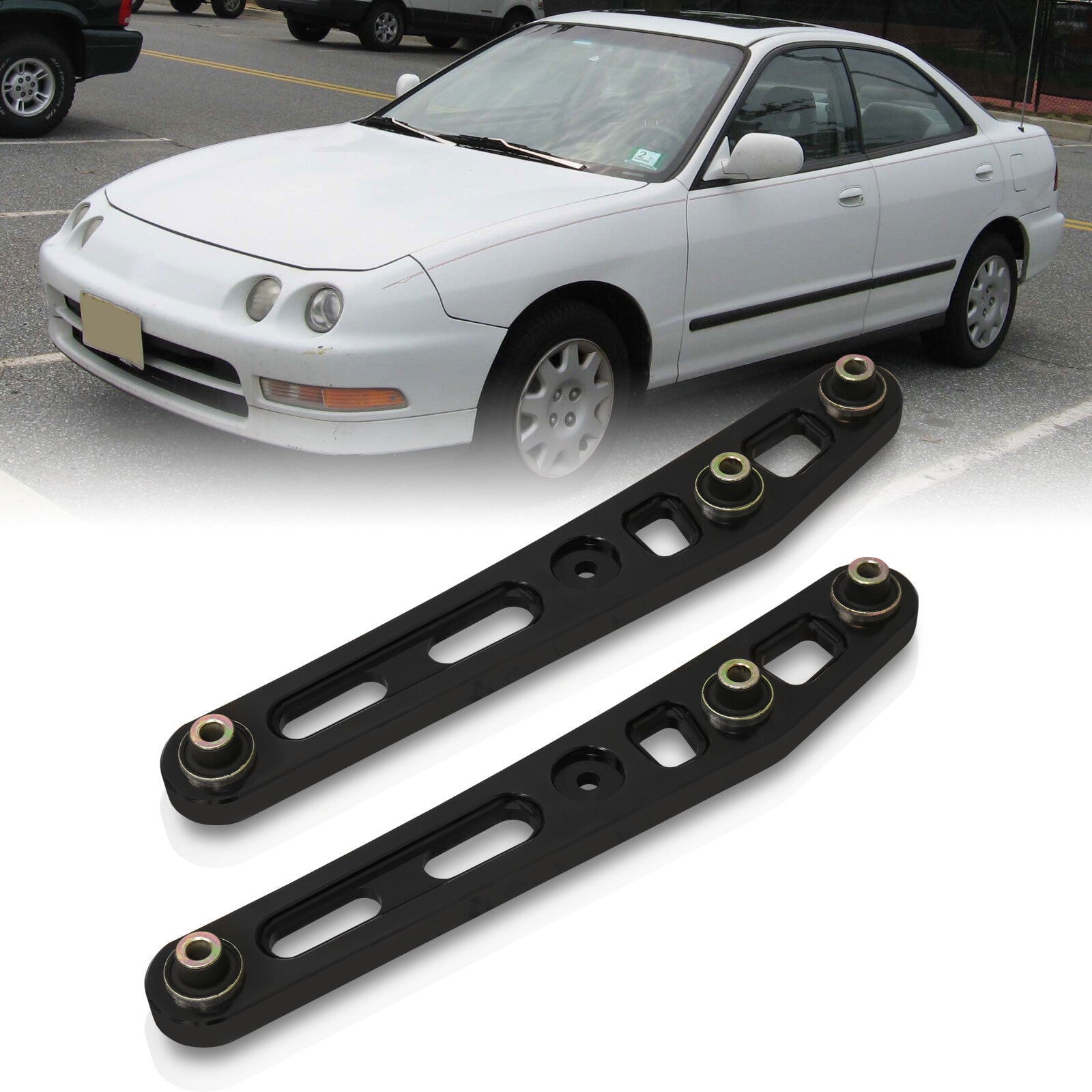 Acura Integra 1994-2001 / Honda Civic 1988-1995 / CRX 1988-1991 / Del Sol 1993-1997 Rear Lower Control Arms Black - Parts Agent