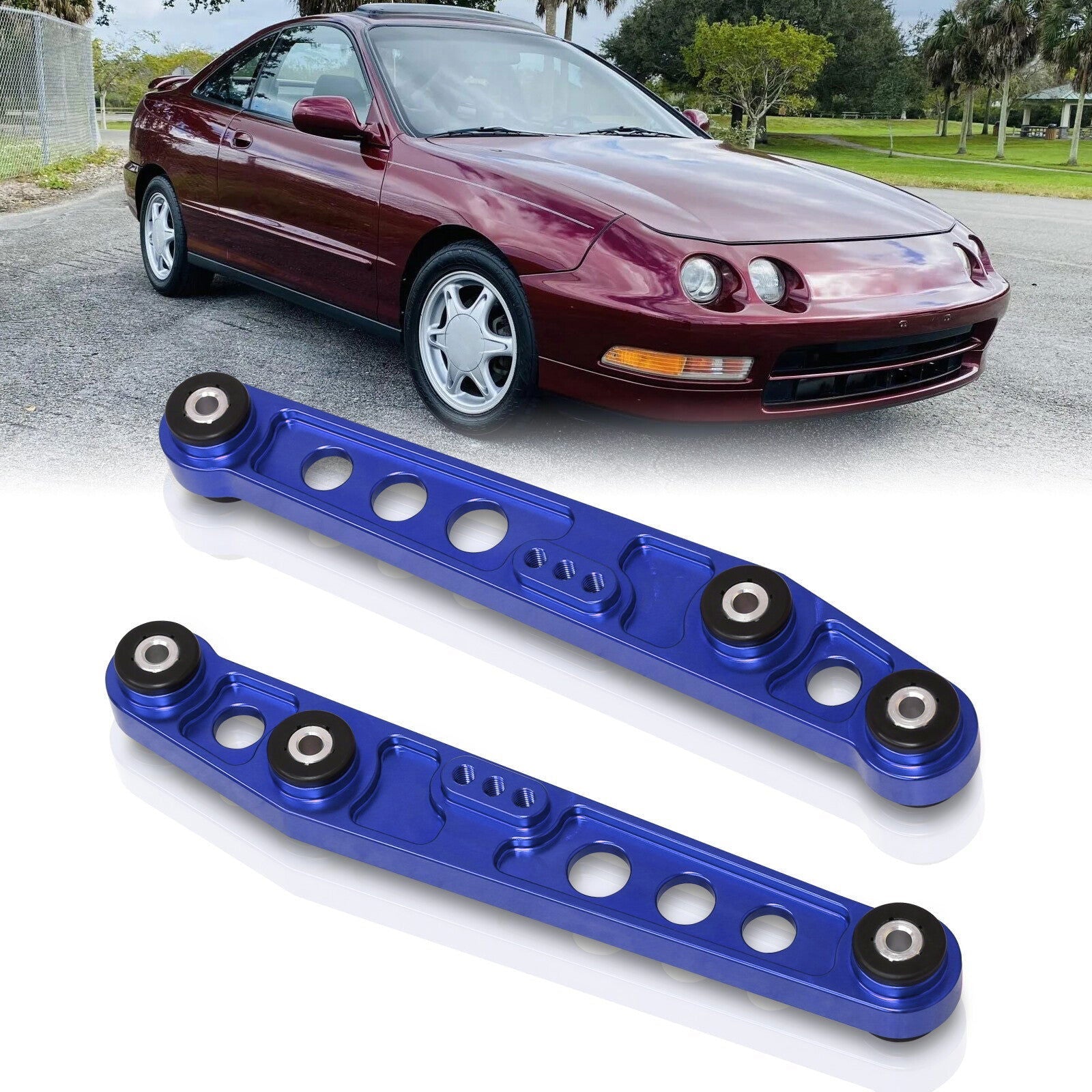 Acura Integra 1994-2001 / Honda Civic 1988-1995 / CRX 1988-1991 / Del Sol 1993-1997 Rear Lower Control Arms Blue - Parts Agent