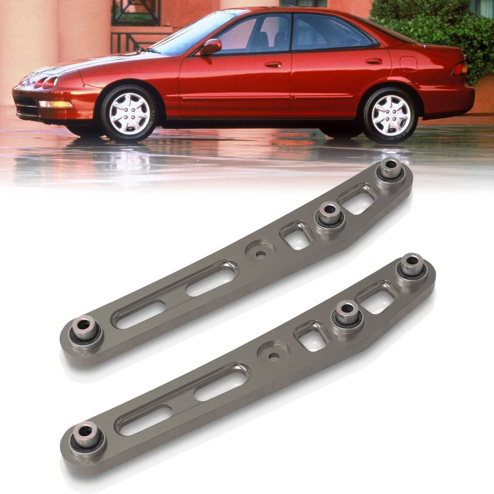 Acura Integra 1994-2001 / Honda Civic 1988-1995 / CRX 1988-1991 / Del Sol 1993-1997 Rear Lower Control Arms Gunmetal - Parts Agent