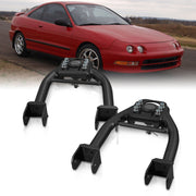 Acura Integra 1994-2001 / Honda Civic 1992-1995 / Del Sol 1993-1997 Front Upper Tubular Control Arms Camber Kit Black - Parts Agent