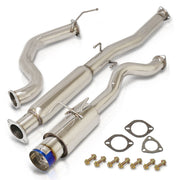 Acura Integra GSR Hatchback 1994-2001 N1 Style Stainless Steel Catback Exhaust System Burnt Tip (Piping: 2.5