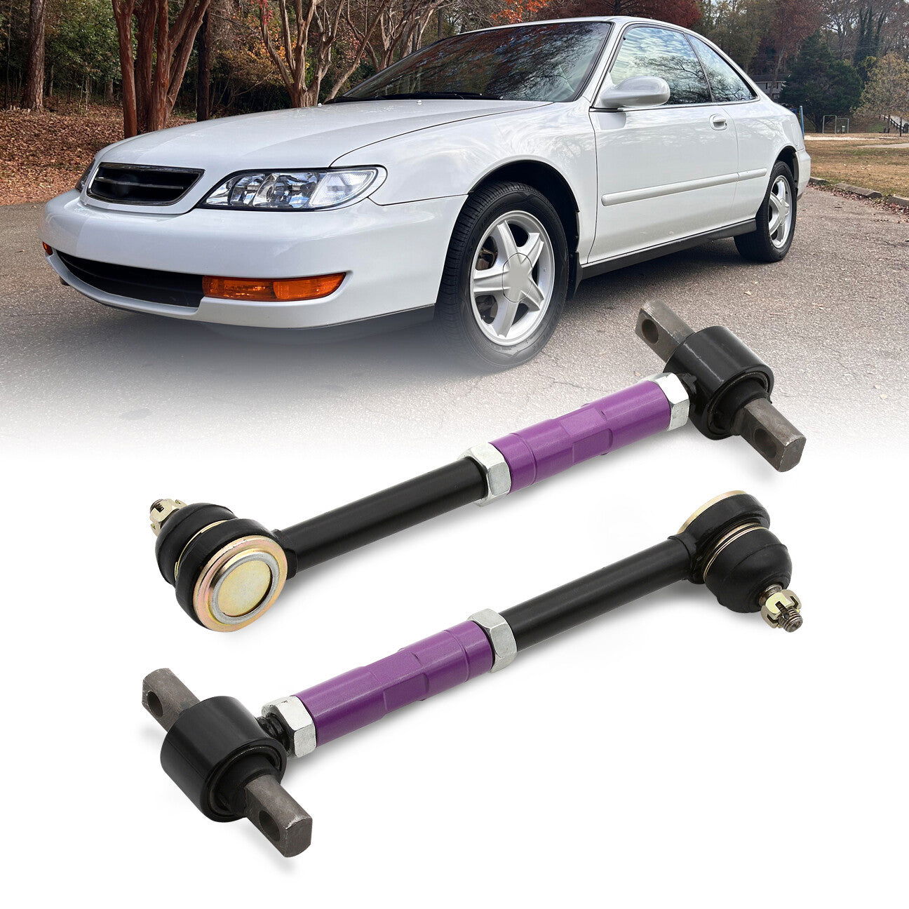 Acura TL 1996-1998 / CL 1996-1998 / Honda Accord 1990-1997 Rear Control Arms Camber Kit Purple - Parts Agent