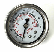 Aero 30-70Psi Fuel Pressure Regulator Motive Gauge EFI Bypass AN6 Fpr 6AN Kit US - Parts Agent
