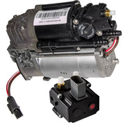 Air Suspension Compressor Pump + Valve Block 37206789450 2016 BMW 535i GT - Parts Agent