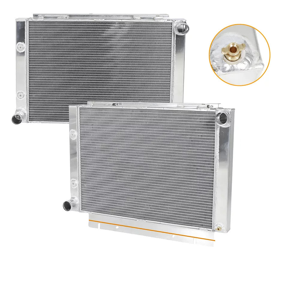 Aluminum 3 Row Radiator For 1960-1963 Ford Galaxie 500 500XL L6 V8 1961-1962 AT - Parts Agent