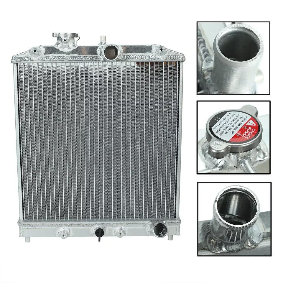 Aluminum Performance 26mm Radiator Manual For 92-00 Civic Del Sol 94-01 Integra - Parts Agent