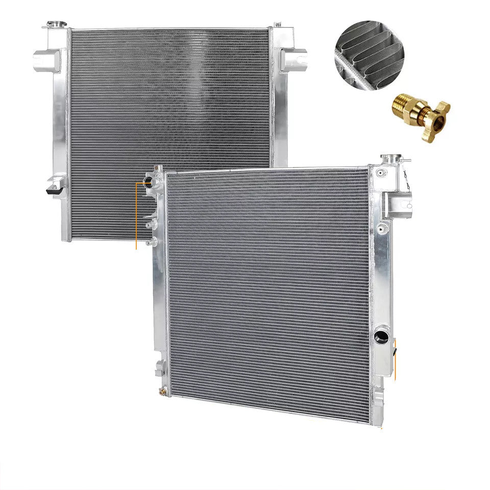 Aluminum Radiator 3 Row For 2010-2012 Dodge Ram 2500 3500 4500 6.7L Cummins MT - Parts Agent