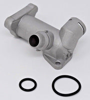 Audi B5 A4 1.8T Cast Aluminum Coolant Flange With Temperature Sensor 058121132C - Parts Agent