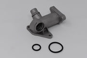 Audi B5 A4 1.8T Cast Aluminum Coolant Flange Without Temp. Sensor 058121132C - Parts Agent