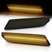 Audi Q3 2015-2018 Front Amber LED Side Marker Lights Smoke Len - Parts Agent