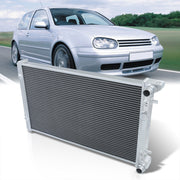 Audi TT 1999-2006 / Volkswagen Cabrio 1999-2002 / Golf 1999-2007 / Golf City 2007-2010 / GTI 2006 / Jetta 1999-2005 / Jetta City 2007-2009 1.8L 2.0L 2.8L Automatic & Manual Transmission Aluminum Radiator - Parts Agent