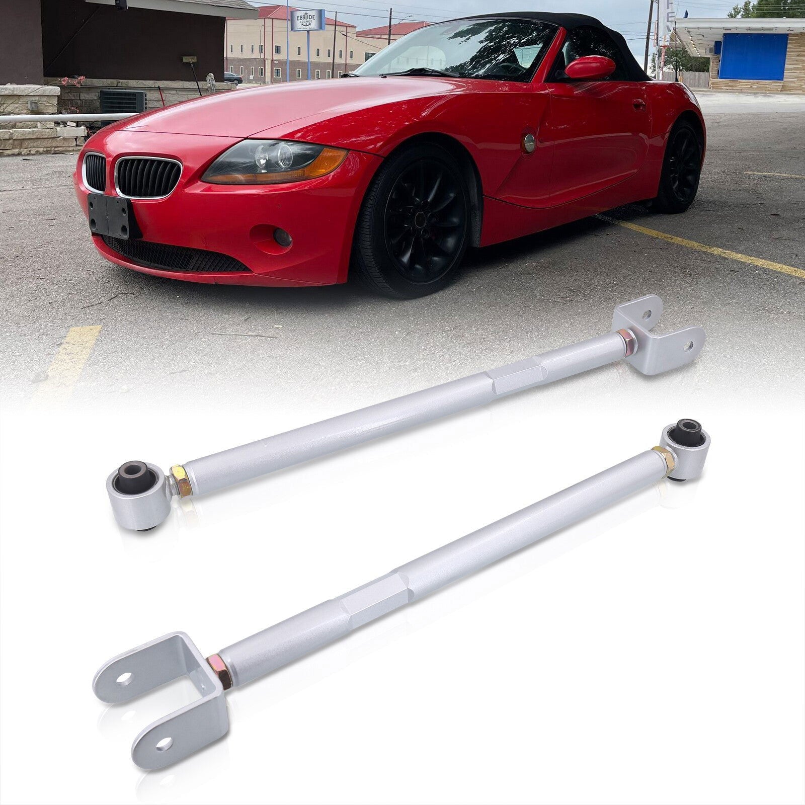 BMW 3 Series E36 E46 1992-2004 / Z4 E85 2003-2008 Rear Control Arms Camber Kit Silver - Parts Agent