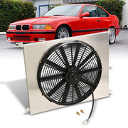 BMW E36 1992-1998 M/T Aluminum Radiator Single Fan Shroud - Parts Agent
