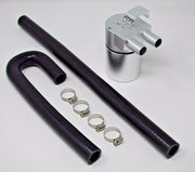 BMW N54 135i 335i 535i Double Baffled Oil Catch Can W/ Silicone Hoses Burger BMS - Parts Agent