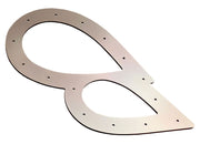 B Series Tear Drop Hood Exit Up Pipe Dump Tube for Top Mount Turbo Manifold USA - Parts Agent