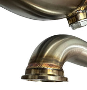 B Series Tear Drop Hood Exit Up Pipe Dump Tube for Top Mount Turbo Manifold USA - Parts Agent