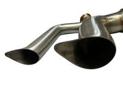 B Series Tear Drop Hood Exit Up Pipe Dump Tube for Top Mount Turbo Manifold USA - Parts Agent