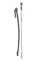 Billet Aluminum JZ Engine Steel Braided Oil Dipstick 1JZ 2JZ Supra Swap 1J 2J - Parts Agent