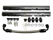 Billet LS Fuel Rail Kit GM LS3 V8 For OE Intake Manifold Hardware Direct Fit AN6 - Parts Agent