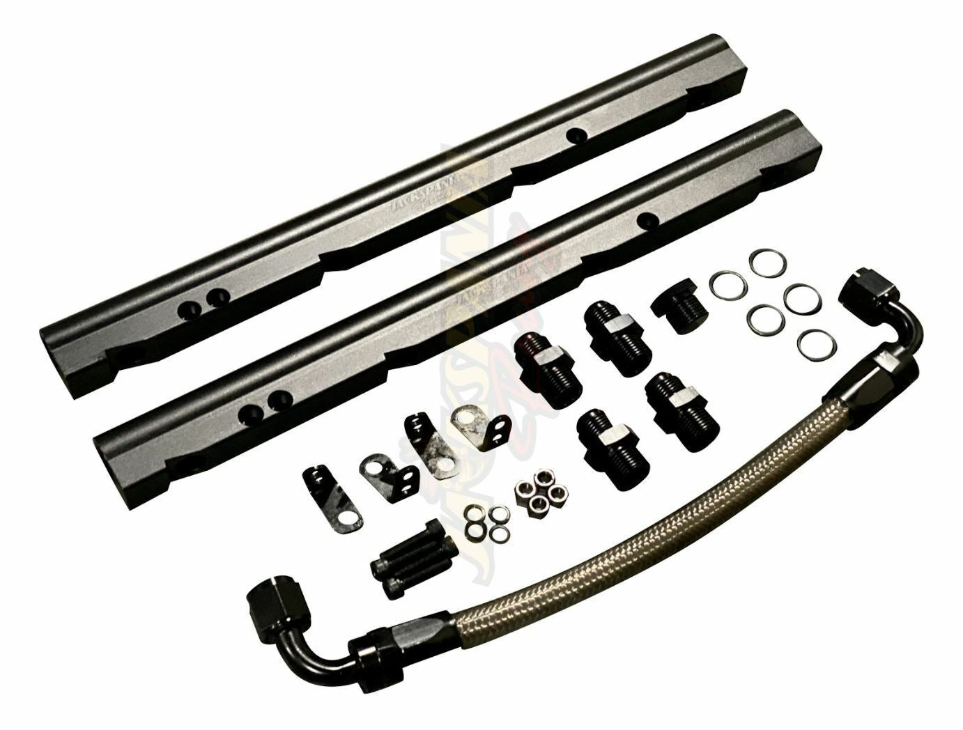 Billet OE LS Fuel Rail Kit For GM Stock Intake Manifold LS1 LS2 LS6 V8 EFI 6AN - Parts Agent
