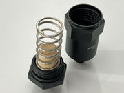 Billet Universal K Swap AN6 30 Micron Black Aluminum Inline Fuel Filter E85 USA - Parts Agent