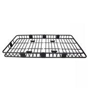 Black Heavy Duty 84 Inch Steel Roof Rack Cargo Carrier Luggage Top For Truck SUV - Parts Agent