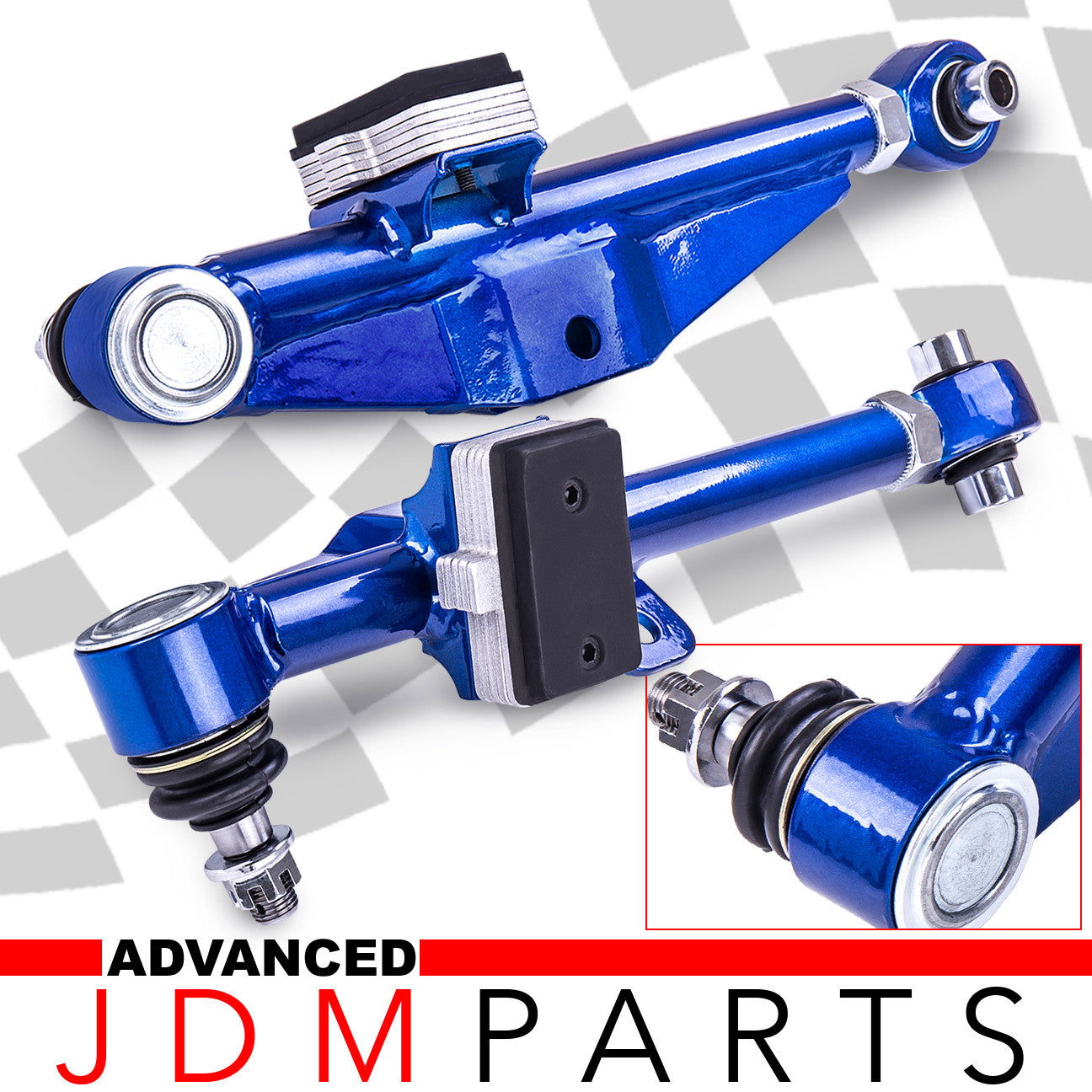 Blue Front Lower Controls Arms For 89-98 Nissan 240SX - Parts Agent