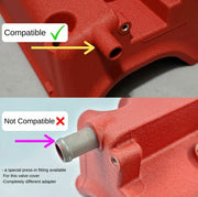 Breather Fitting Adapter Catch Can Fits 10AN K20 K24 Si Del Sol 2.0L 2.4L EF USA - Parts Agent