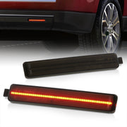 Buick Enclave 2008-2012 / Cadillac CTS CTS-V Sedan 2008-2013 / Equinox 2005-2009 / Trailblazer SS 2007-2009 / GMC Acadia 2013-2016 / Pontiac Sunfire 1995-1999 / Torrent 2006-2009 / Saturn Vue 2002-2007 Rear Red LED Reflector Lights Smoke Len - Parts Agent