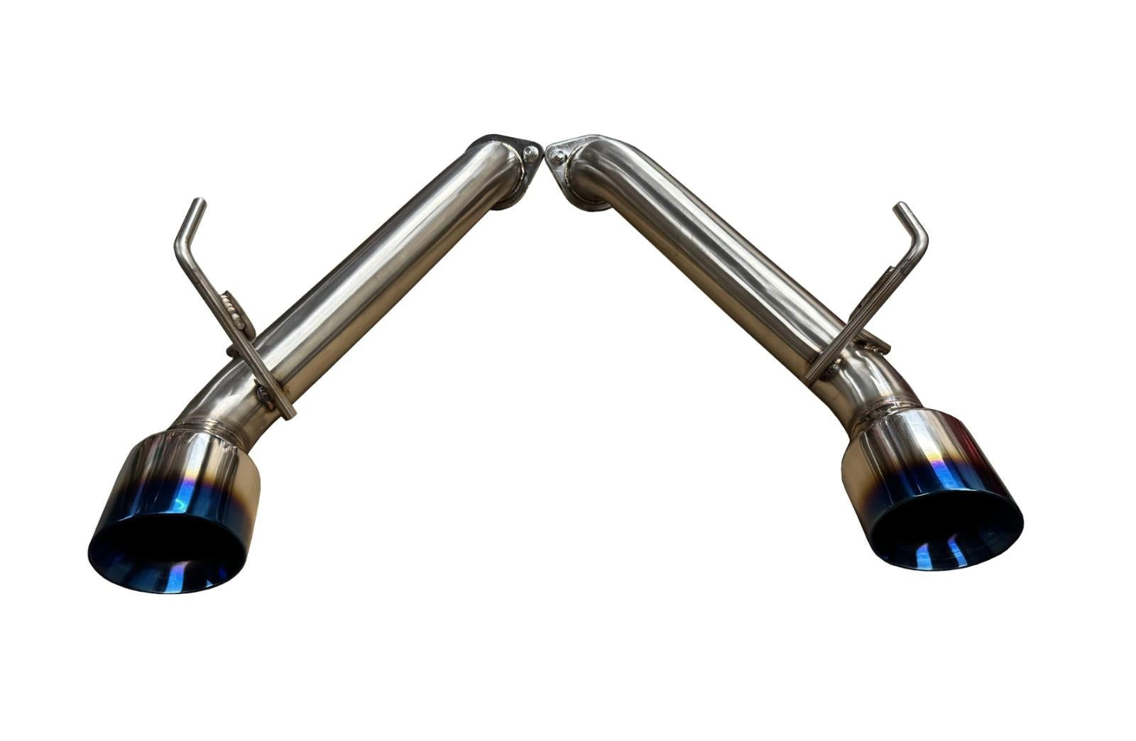 Burnt Stainless Steel Axle Back Exhaust For Nissan 370Z Z34 2009-2021 - Parts Agent