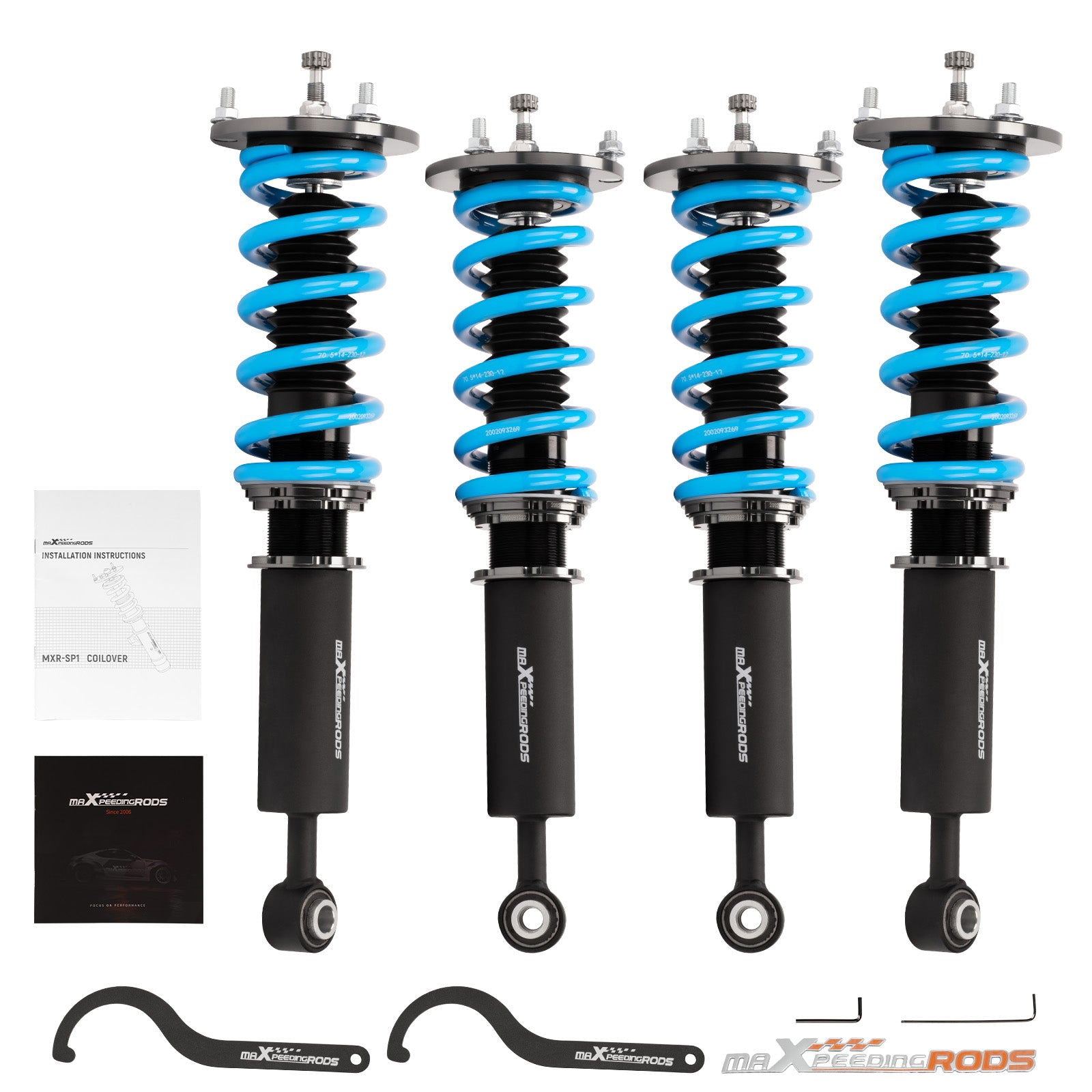 COT6 Coilovers Damper Adjustable LEXUS LS430 2001-2006 UCF30 lowering kit - Parts Agent