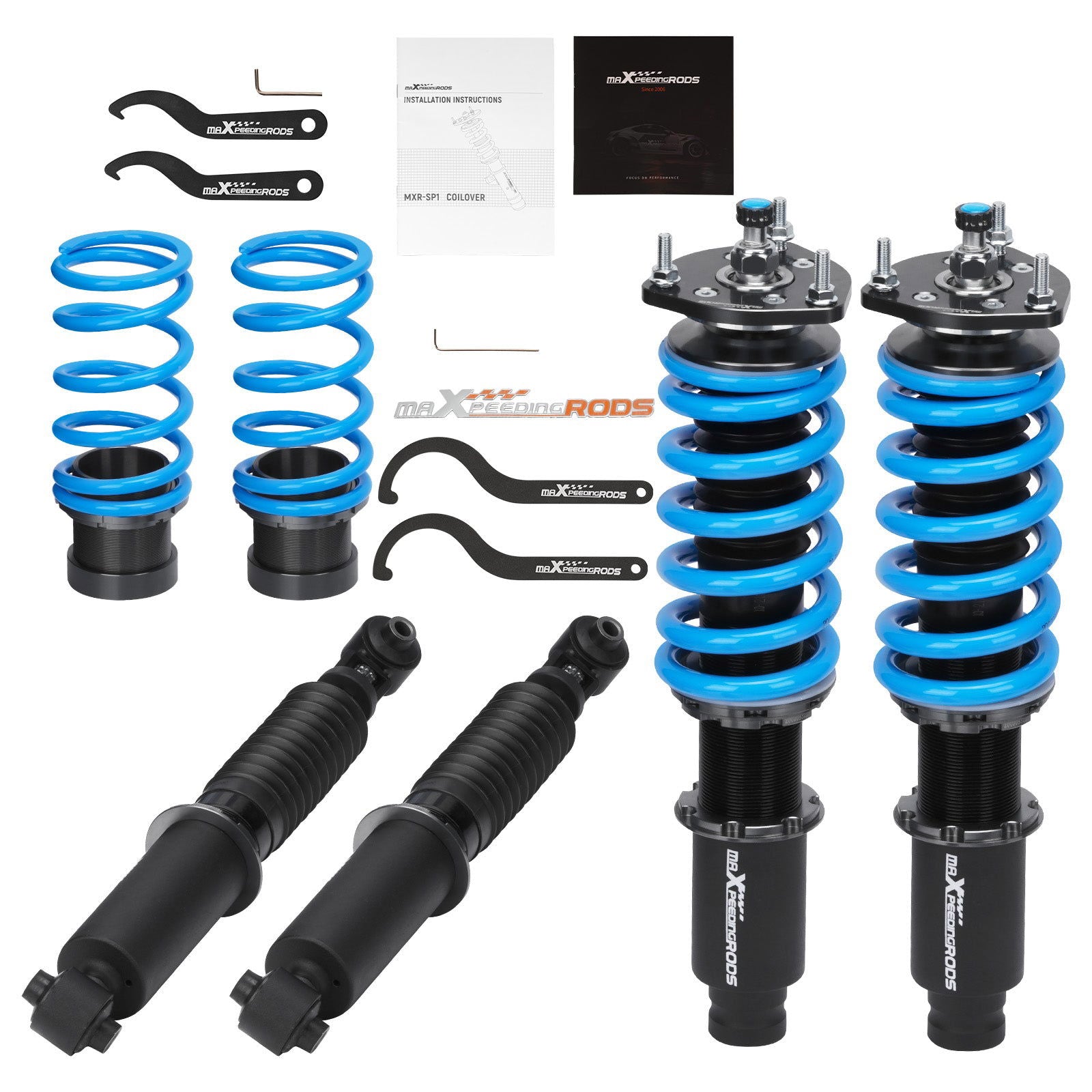COT6 Lowering Kit Adjustable Coilovers MAZDA 6 2003-2006 - Parts Agent