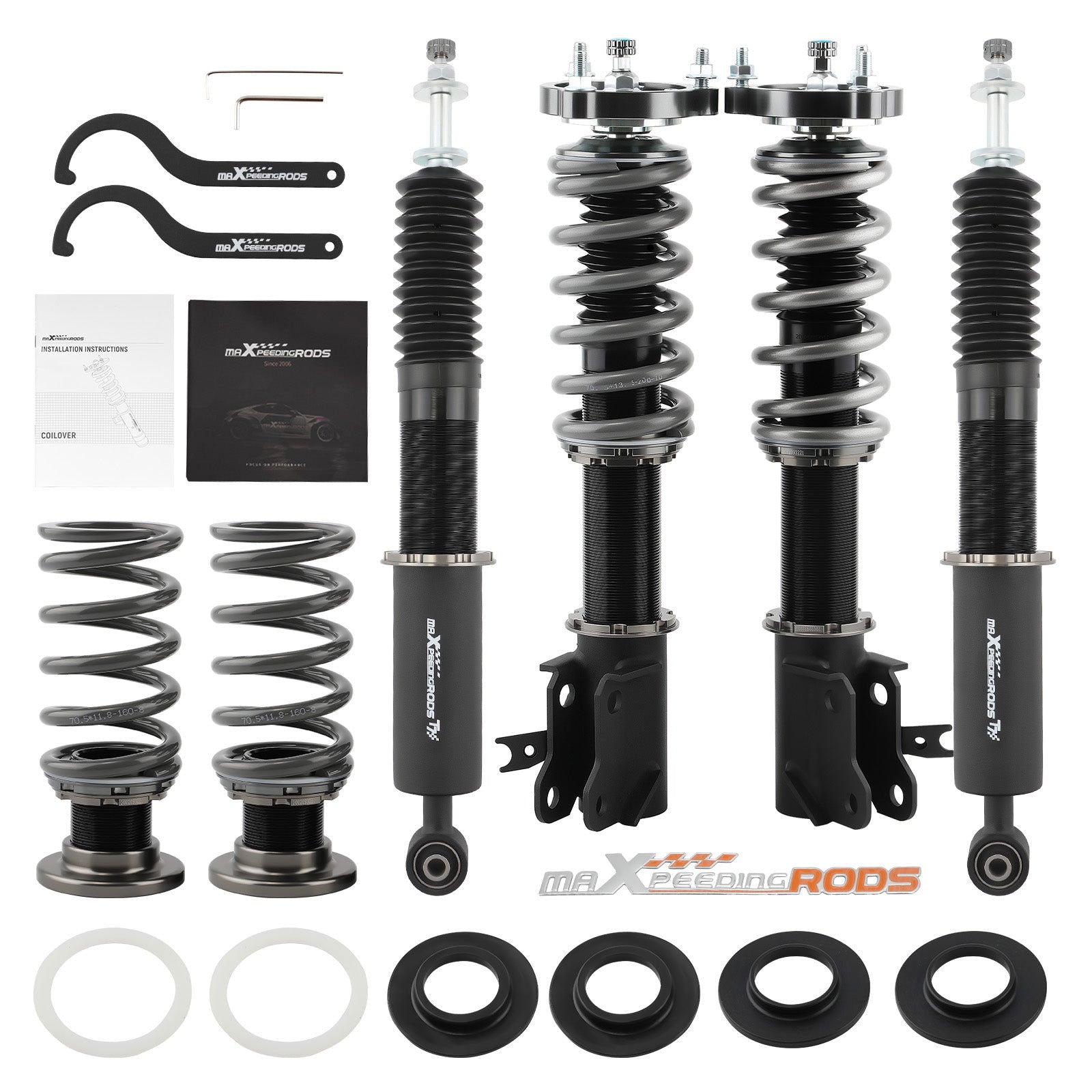 COT7 Adjustable Coilovers Lowering Kit Honda CivicSi 06-11 - Parts Agent