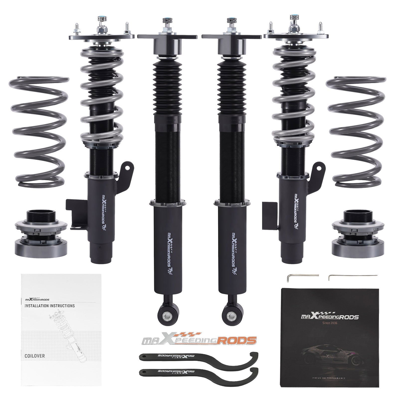 COT7 Coilovers 24 Way Damper Suspension Kit Mazda 3 2004-2009 lowering kit - Parts Agent