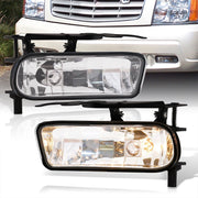 Cadillac Escalade 2002-2006 Front Fog Lights Clear Len (No Switch & Wiring Harness) - Parts Agent