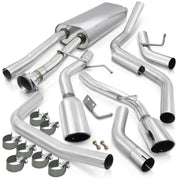 Cadillac Escalade 6.0L V8 2002-2006 Dual Tip Stainless Steel Catback Exhaust System (Excluding ESV & EXT Models) (Piping: 2.5