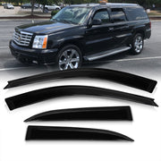 Cadillac Escalade ESV EXT 2002-2006 / Chevrolet Avalanche 2002-2006 / Silverado 2001-2006 / Suburban 2000-2006 / GMC Sierra 2001-2006 / Yukon XL GMC 4 Door Tape On Window Visors (Crew Cab Models Only) - Parts Agent