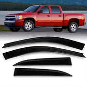 Chervolet Silverado 2007-2013 / GMC Sierra 2007-2013 Extended Cab 4 Door Tape On Window Visors - Parts Agent