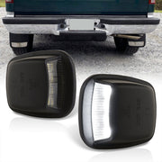 Chevrolet C/K Series 1988-2000 / Suburban Tahoe 1992-2000 / Blazer 1992-1994 / S10 1994-2002 / Cadillac Escalade 1999-2000 / GMC C/K 1988-2000 / Yukon 1992-2000 / Sonoma 1992-2002 White SMD LED License Plate Lights Clear Len - Parts Agent