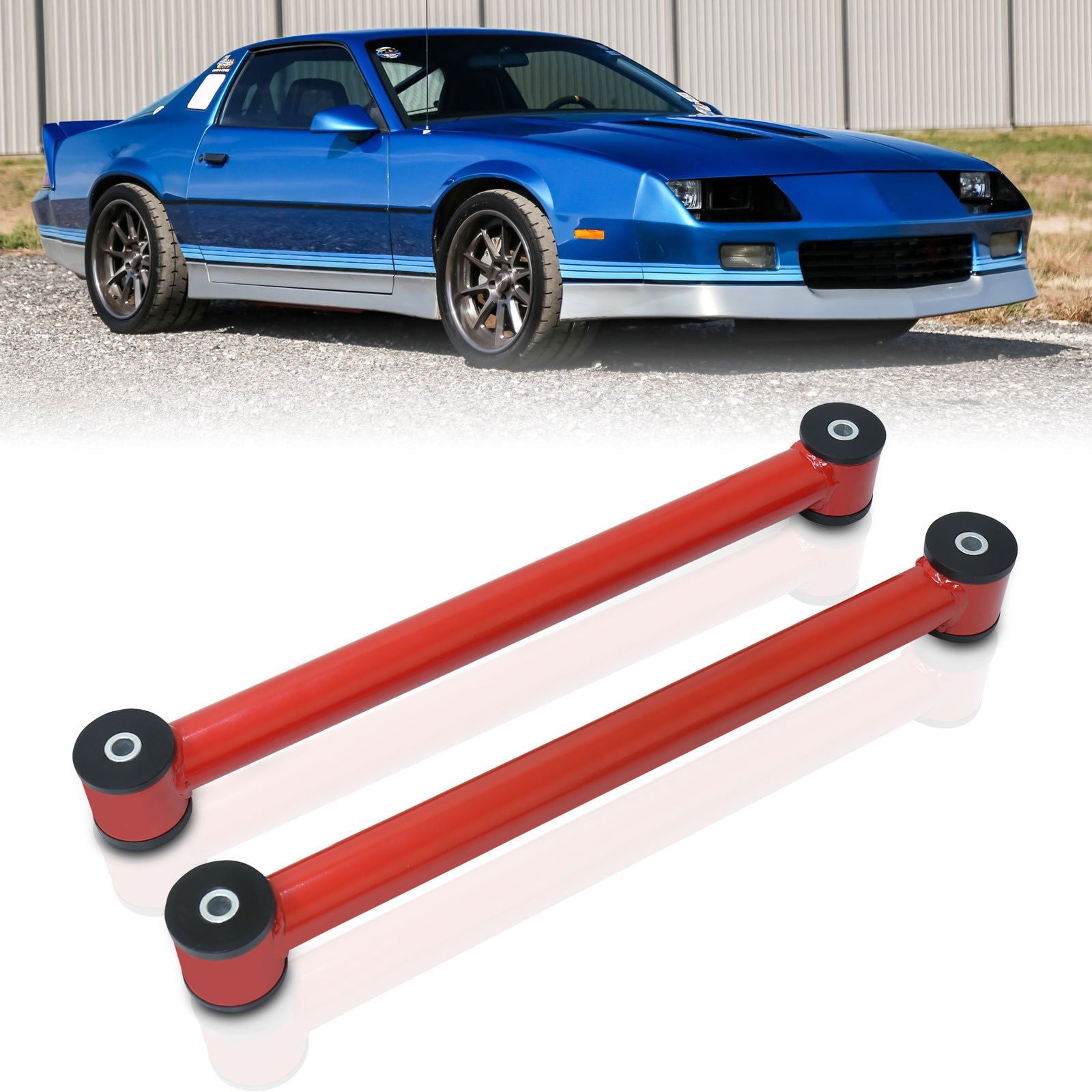 Chevrolet Camaro 1982-2002 / Pontiac Firebird 1982-2002 Rear Lower Control Arms Red - Parts Agent