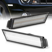 Chevrolet Camaro 2010-2015 White LED Front Side Marker Lights Clear Len - Parts Agent