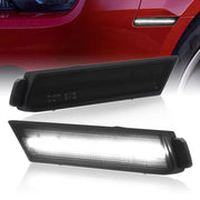 Chevrolet Camaro 2010-2015 White LED Front Side Marker Lights Smoke Len - Parts Agent