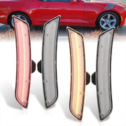Chevrolet Camaro 2016-2022 LED Clear Lens Front Amber + Red Rear Side Markers Lights - Parts Agent