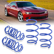 Chevrolet Camaro V8 2010-2015 Lowering Springs Blue (Front ~1.0